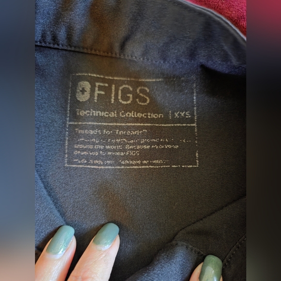 Figs RAFAELA Top Xxs Black - Picture 3 of 4